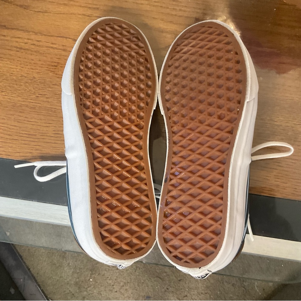 VANS WOMENS ERA 59 BLUE STRIPED SNEAKERS SZ 7 - Picture 7 of 7
